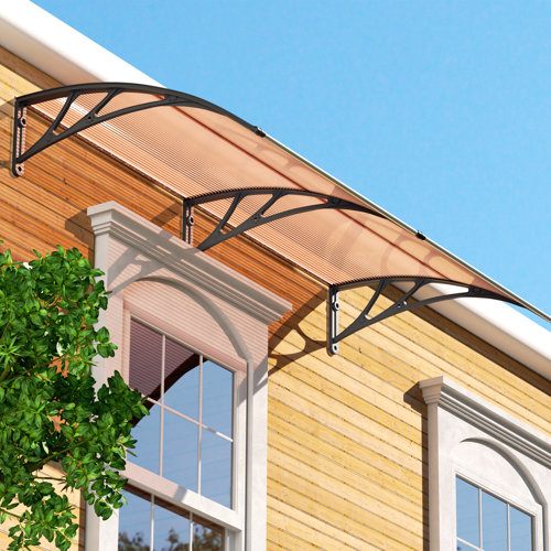 Bring Home Furniture 39.37'' Plastic Brown Cover Retractable Door